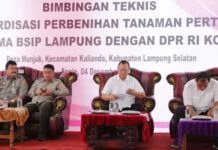 Kepala Dinas TPHP Lampung Selatan Hadiri Bimtek Standarisasi Perbenihan Tanaman Pertanian