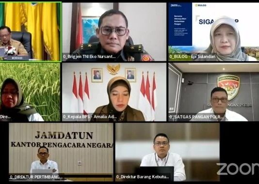 TPID Lamsel Kembali Ikuti Rakor Pengendalian Inflasi Daerah Secara Virtual Meeting