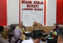 Bupati Lampung Selatan Terima Audiensi Tim Sentra KKN Universitas Lampung