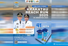 Lampung Selatan Siap Gelar Krakatau Beach Run 2025, Tawarkan Rute Lari dengan Pemandangan Indah