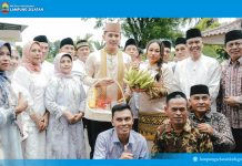 Ribuan Masyarakat Dari Berbagai Wilayah Tumpah Ruah di Halal bihalal Pemkab Lampung Selatan